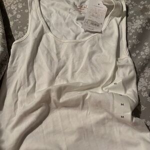 white tank top